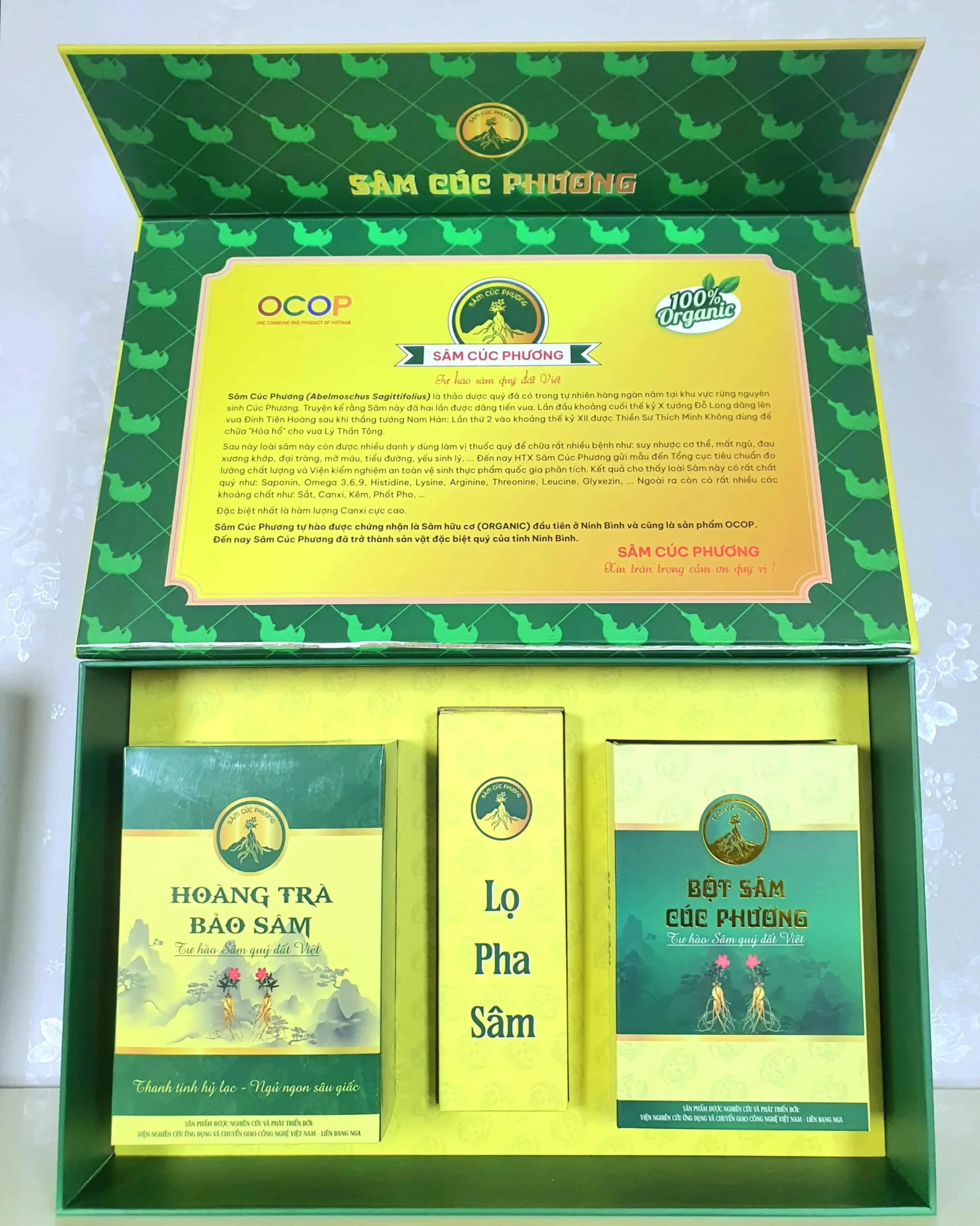 HỘP COMBO SÂM CÚC PHƯƠNG (MẪU 2)
